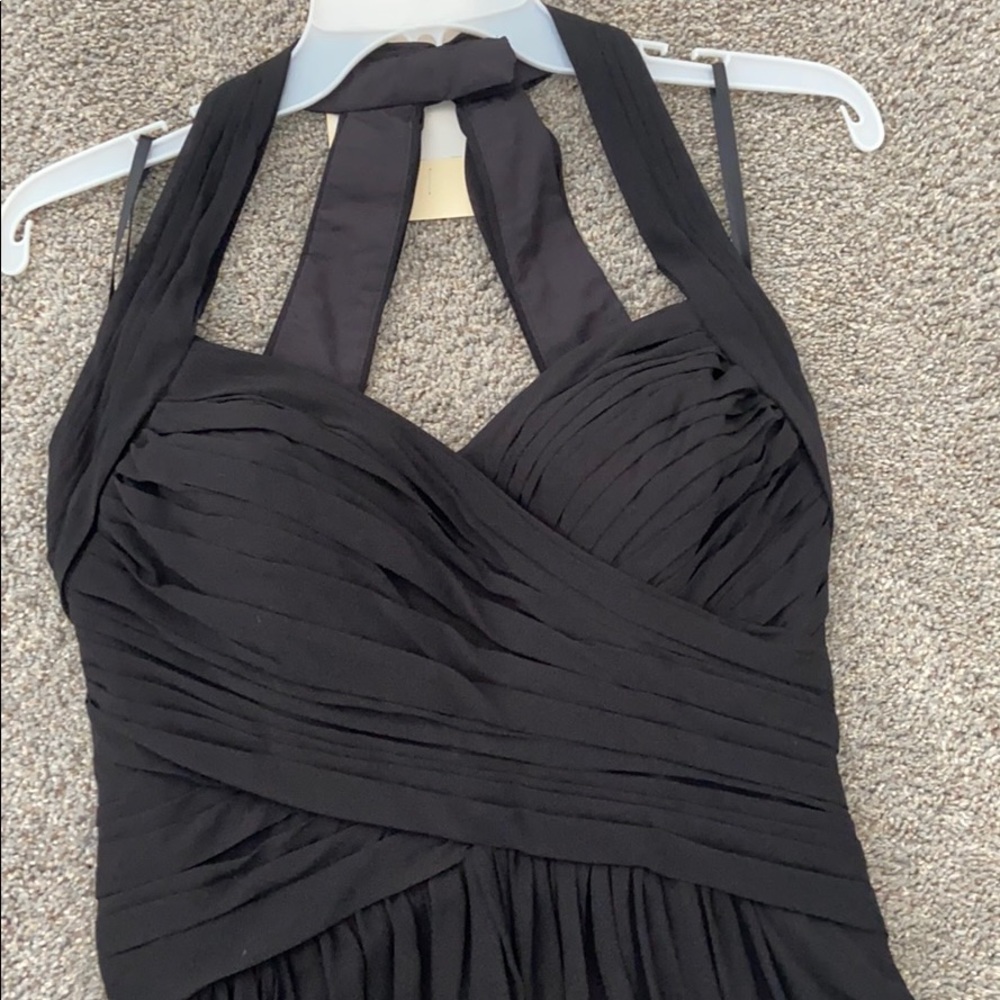 Brand new w/tags black formal bridesmaids dress.